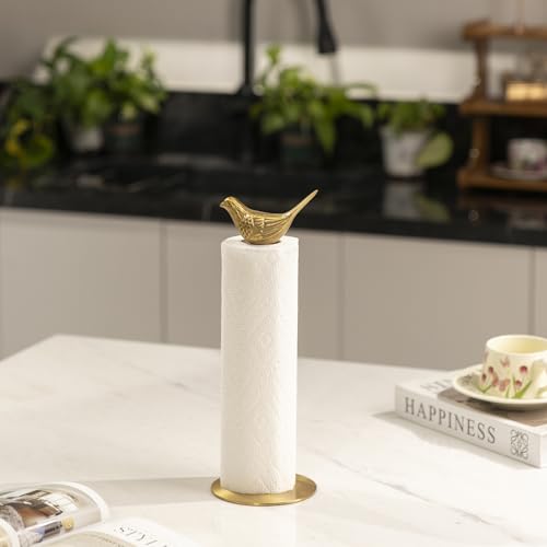 Luxurious Gold Paper Towel Holder Countertop (Gold)