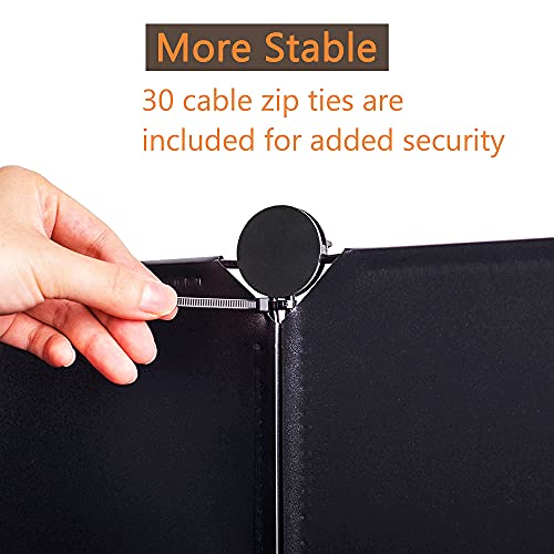 Stackble Cube Storage Organizer Modular Closet Organizers and Storage (Black / 11.8 x 11.8 x 11.8 Inch)