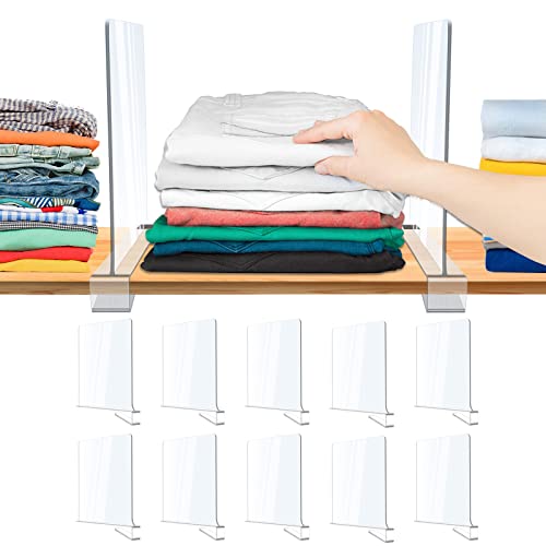 Acrylic Shelf Dividers (10pcs)
