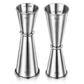 2 Pack Jigger for Bartending (Silver)