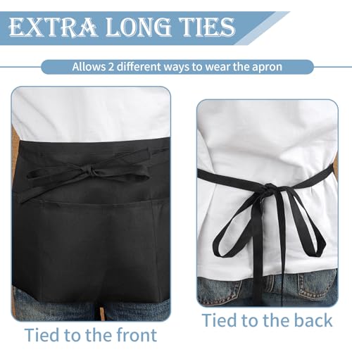 3 Pack Server Apron (Black)