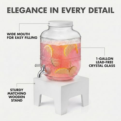 Beverage Dispenser 1 Gallon (Clear)