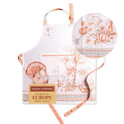 Aprons for women with Pocket 100% Cotton Pack of 1 (147 - Giving Thanks)