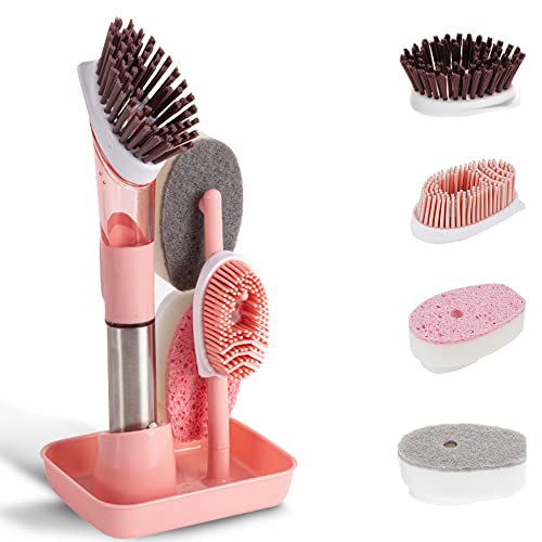 Dish Cleaning Brush (Pink)