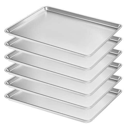 Full Size Commercial Quality Baking Sheet Pan (6pk Full Size Sheet)