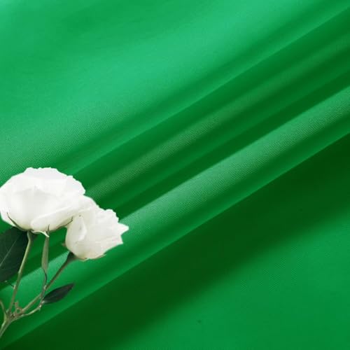 Basic Rod Pocket Sheer Voile Window Curtain Panels Green 1 Pair 2 Panels 26 Width 40 Inch Long for Kitchen Bedroom Children Living Room Yard（Green (Green / 26"W x 40"L (Pack of 2))