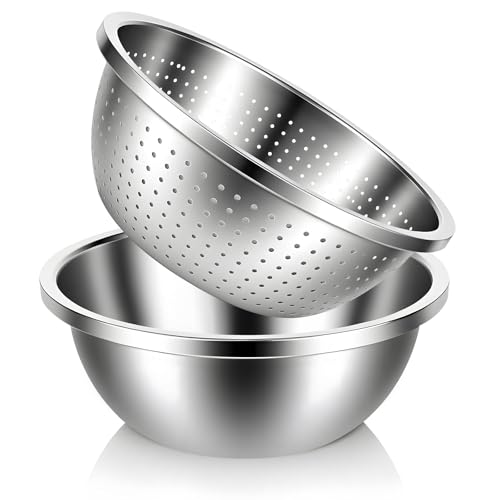 304 Stainless Steel Colander and Strainer (L)