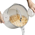Pasta Pot with Strainer Lid (5 Quarts / Cream White)