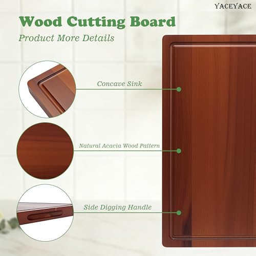 Wood Chopping Board (Natural / 16.5"x12"x1")