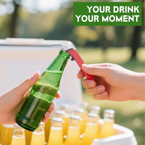 6 Pack Aluminum Alloy Bottle Opener Keychain