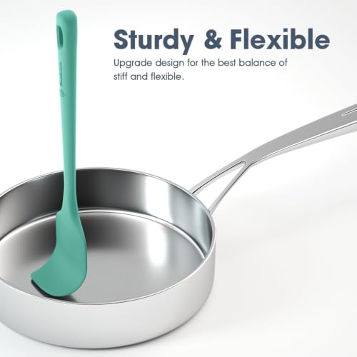 5 Pieces Silicone Spatulas Set (Sage / 5 pieces)