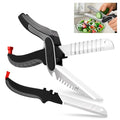 7-in-1 Cutting Board Scissors for Food, Stainless Steel
