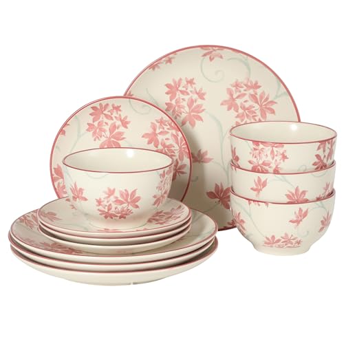Admiral Hall 12 (Service for 4 (12pcs) / Pink Floral (Admiral Hall))