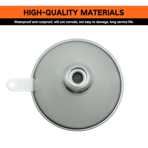 24.8" Steel Bendable Universal Spout Funnel with Filter for Automotive Oils
