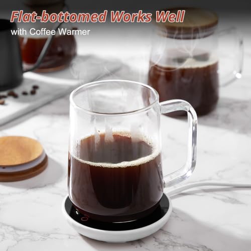 Large Glass Coffee Mugs (24OZ)