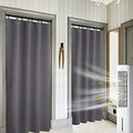 Blackout Curtains for Bedroom Living Dining Room 84 inches Long (Grey / 42"W x 84"L (Pack of 2))