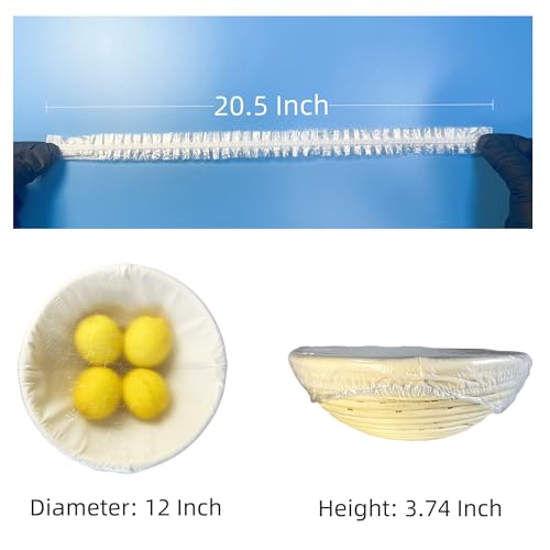 Boxed Bowl Covers Bread Proofing Shower Caps for Sourdough Bread (Diameter 13" 100pcs)