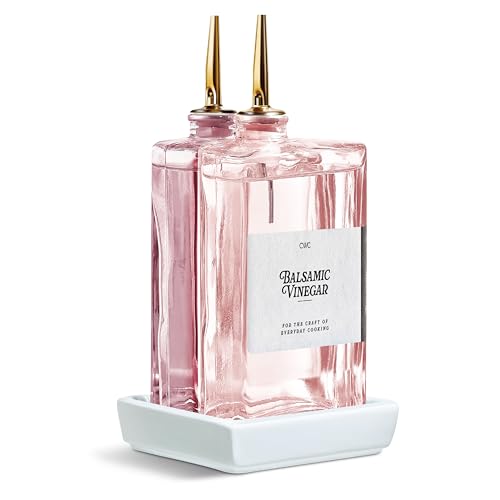 Olive Oil Dispenser Bottle (Pink / 2 Pack)