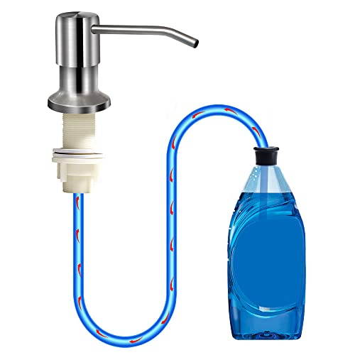 Soap Dispenser for Kitchen Sink (Brushed Nickel)