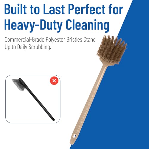 20" Floater Scrub Brush with Long Handle