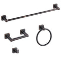 Bathroom Hardware Set 4 Pieces (Oil Rubbed Bronze-4pcs / 23.6Inch)