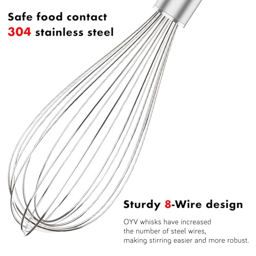 304 Stainless Steel Whisk Set (Silver)