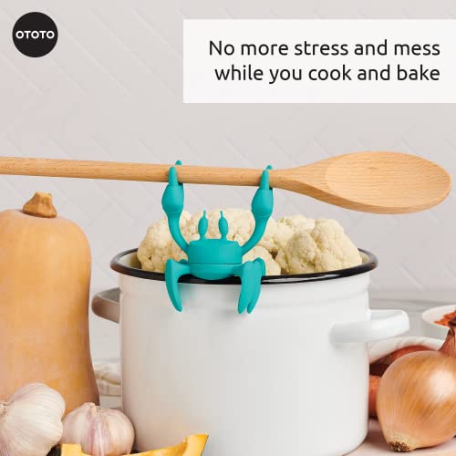 Aqua the Crab Silicone Utensil Rest