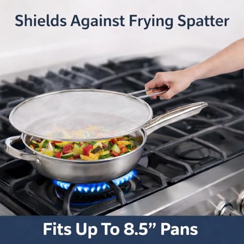 HIC Kitchen Splatter Screen (9-Inch Splatter Screen)