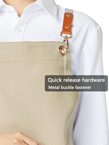 Pottery Apron Split Leg (Khaki)