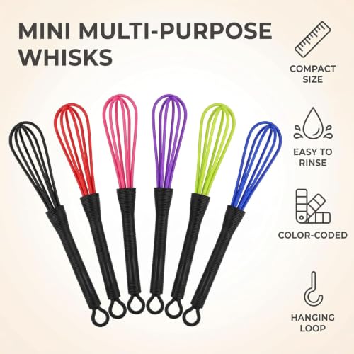 6Pcs Mini Whisks