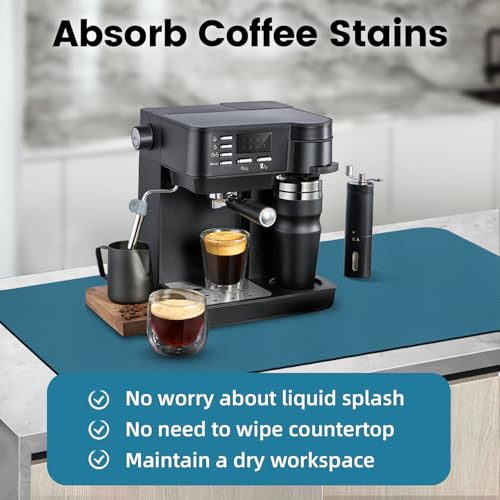 31.5x17 Inch Coffee Mat (Sea Blue / 31.5" x 17")