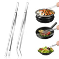 12" Stainless Steel Tongs (Silver)