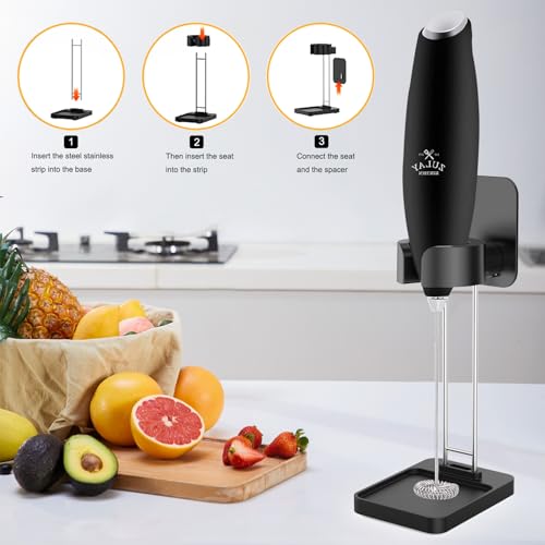 Milk Frother Stand for Milk Frothers (Black)