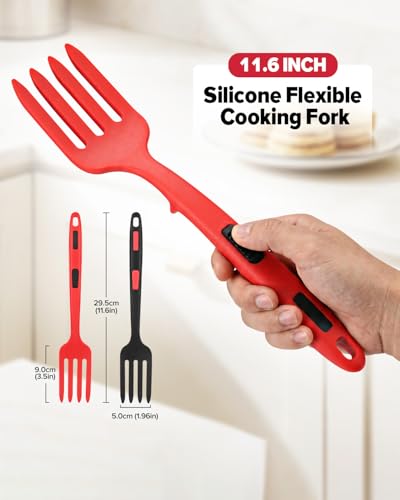Large Silicone Flexible Cooking Fork (BR)