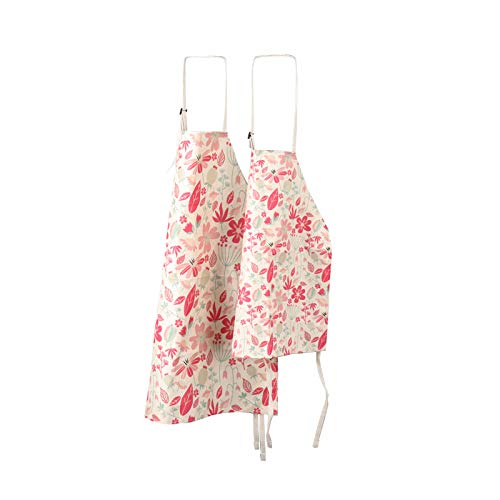 Matching Aprons for Kids & Adults (Pink Flowers)