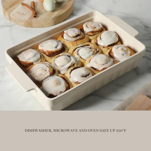 Broadbrook Ceramic Bakeware (Linen White / 1-Piece Set (13" x 9"))