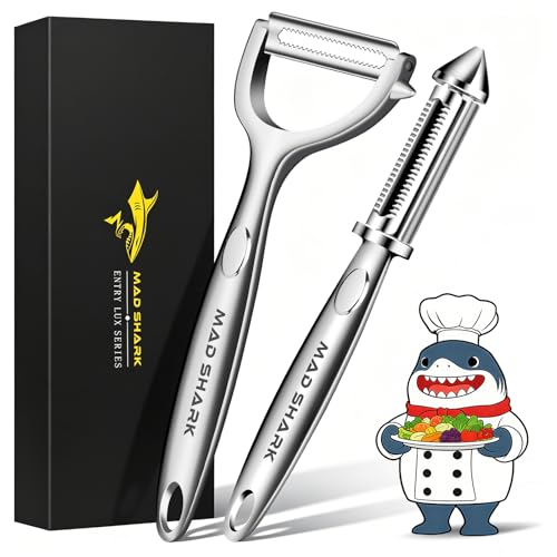 Y & I Vegetable Peeler 2 Pack (Light Silver)