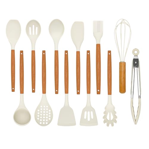 Kitchen Utensils Set (Cream White)