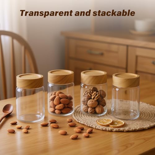 Small Glass Spice Jars (H-lucency / 8 fl oz)
