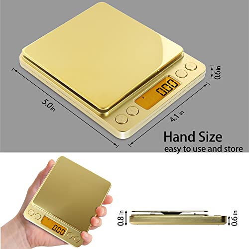 Digital Scale .01 Gram Accuracy (Gold)