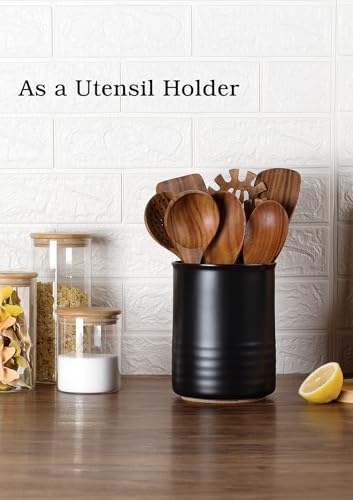 Utensil Holder (Matte Black)