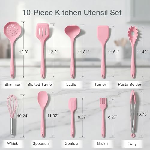 Cooking Utensils Set (Pink)