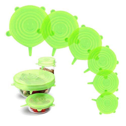 Silicone Stretch Lids (Green)