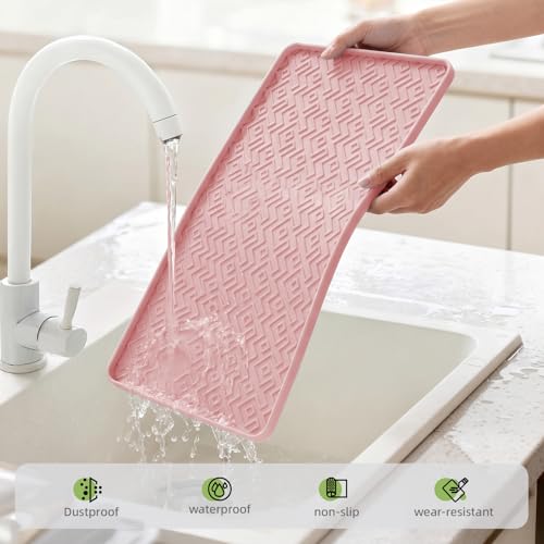 Silicone Coffee Mat 19" x 12" (Pink / 19'' x 12'')