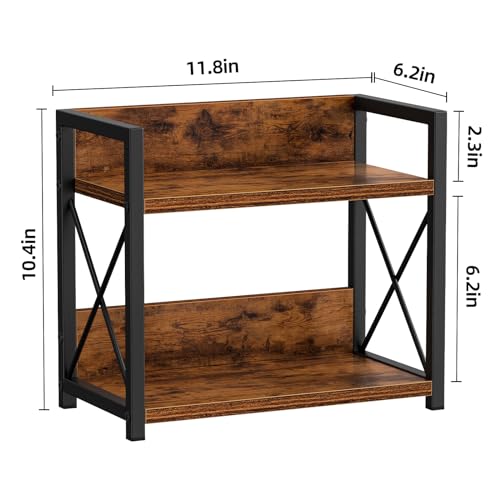 Countertop Shelf Organizer (Small / Brown)