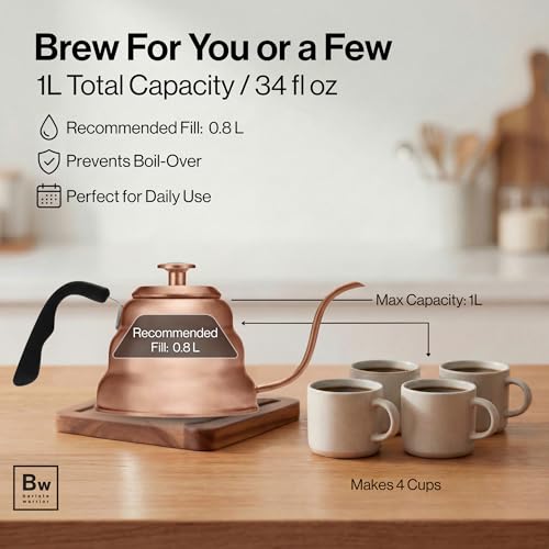 Gooseneck Kettle (Copper / 1.0L)