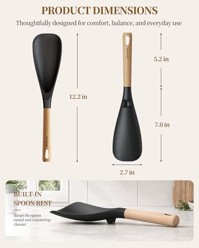 Cooking Spoon (Black & Gray)