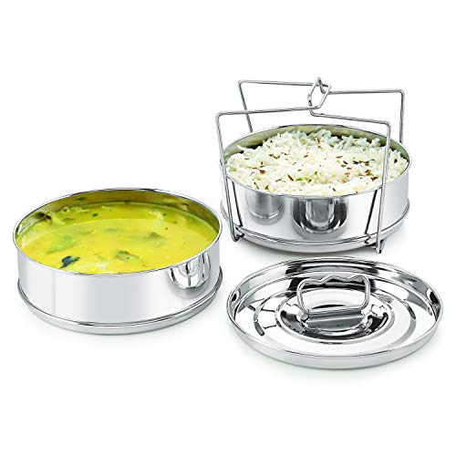 Stackable Stainless Steel Insert Pans (3QT)