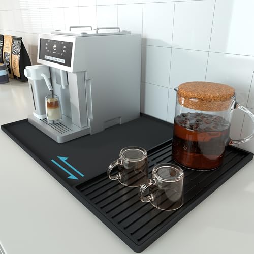 Coffee Bar Mat Set (Black)