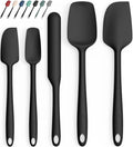 Silicone Spatula Set of 5 (Pure Black)